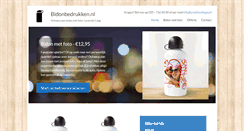 Desktop Screenshot of bidonbedrukken.nl